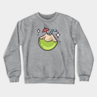 coconut Crewneck Sweatshirt